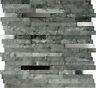 Gray Natural Stone Stainless Steel Insert Mosaic Tile