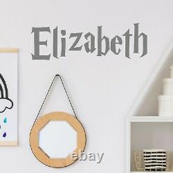 Harry Potter Name Wall Sticker Personalised Decal Vinyl Adhesive Bespoke