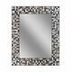 Headwest Earthtone Copper-Bronze Mosaic Tile Wall Mirror, 24 inches by 30 inches