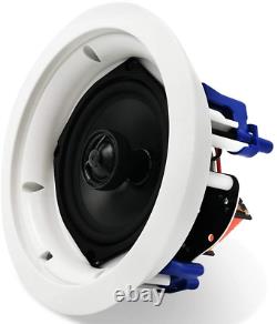 Herdio 5.25 Inches 300 Watts Round Bluetooth Ceiling Speakers 2 Way Flush Mount