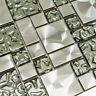 Hong Kong Grey And Silver Mosaic Tiles Sheet for Walls Floors Baths Kitchen
