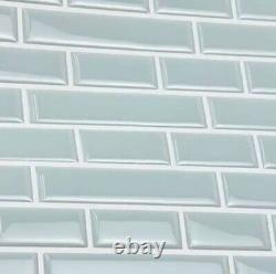 InHome 8 Pack Of 4 Sea Glass Peel BlackSplash Tile Peel & Stick NH2361 NEW