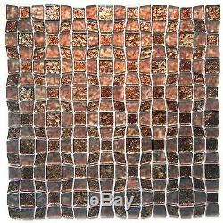 Instant Mosaic Peel And Stick 11.5-inch Glass Mosaic Wall Tile (6 Sheets)