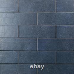 Ivy Hill Tile Ceramic Tile 4 in. X 12 in. 7mm Blue (34-piece 10.97 sq ft. / box)