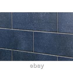 Ivy Hill Tile Ceramic Tile 4 in. X 12 in. 7mm Blue (34-piece 10.97 sq ft. / box)