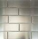 Ivy Hill Tile Stainless Steel 2 x 6 Subway Wall Tile 120 pieces, 10 sqft/case