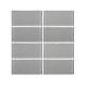Jeffrey Court Glass Tile Printed Linen Textured Look Pattern Gray (8-Sq-Ft/Case)