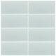 Jeffrey Court Wall Tile 3 in. X 6 in. Glossy Glass Mist Blue (10 sq. Ft. /Case)