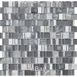 Karma Stone and Glass Mosaic Tiles Bliss Kitchen Backsplash/Bathroom Tiles