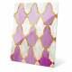 Lavender and Marble Tiles' Wall Graphic on Glass Multi Small