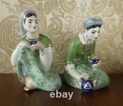 Lot Central Asian women in traditional dress Russian porcelain figurine 4585u