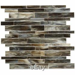 MOSAIC Matchstix Mockingbird Glass Floor and Wall Tile Stained glass (10 Pcs)