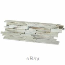MOSAIC Matchstix Torrent Glass Floor and Wall Tile Stained glass (10 PCS)
