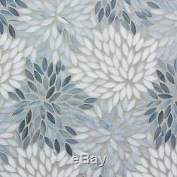 MOSAIC Matchstix Torrent Glass Floor and Wall Tile Stained glass(10 Pcs)