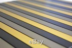 MOSAIC tile aluminum chopsticks alu black bronze gold wall 49-B301 f 10 sheet