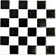 MOSAIC tile ceramic chessboard black white mat floor mirror 16-CD202 f 10 sheet