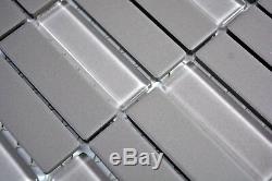 MOSAIC tile ceramic chopsticks gray unglazed glass bath wall 24-0204 f 10 sheet