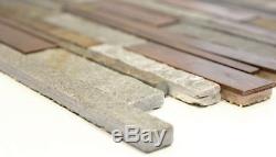 MOSAIC tile stone copper gray rust composite stone wall 47-XSK565 f 10 sheet