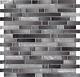 MSI Akaya Nero Interlocking Glass Tile for Kitchen Backsplash Wall Tile for B