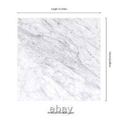 MSI Floor/Wall Tile 12 x 12 Polished Marble Stone Look White (10 sq. Ft. /Case)
