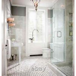 MSI Floor / Wall Tile Carrara White Polished Marble Stone Look (12-Sq-Ft/Case)