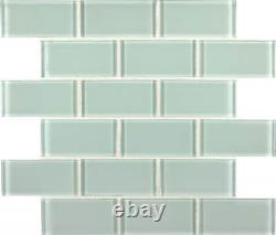 MSI GLSST-AI8MM 12 x 12 Brick Joint Mosaic Wall Tile Smooth Glossy
