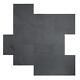 MSI Hampshire Pattern Gauged Slate Floor, Wall Tile Black(5 Kit/80sq. Ft. /pallet)
