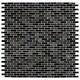 MSI Mosaic Tile Glissen Glass Mesh-Mounted 12 x 12 x6mm Black(14.7Sq. Ft. /Case)