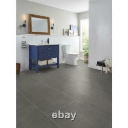 MSI Porcelain Floor And Wall Tile 24 x 48 Gray (6 Cases 96 Sq. Ft. /Pallet)