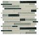 MSI SMOT-GLSBIL-6MM 12 x 12 Linear Mosaic Wall Tile Glossy Anacapri