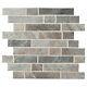 MSI SMOT-GLSIL-6MM-V1 12 x 12 Linear Mosaic Wall Tile Glossy Stonella
