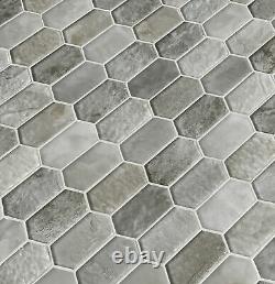 MSI SMOT-GLSPK-8MM 10 x 12 Hexagon Dot-Mounted Mosaic Wall Tile Savoy