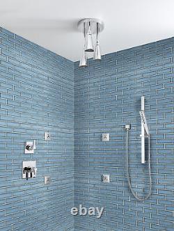 MSI SMOT-GLSST-BE8MM 12 x 12 Brick Mosaic Wall Tile Glossy Grey