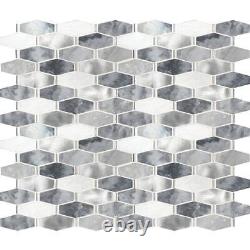 MSI Wall Tile Textured Multi-Surface Metal 12.25 x 14.75Gray(15.75sq. Ft. /Case)