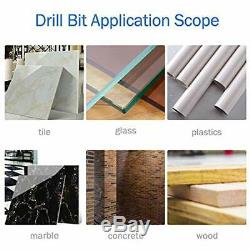 Masonry Glass Tile Drill Bit Multi Set Tool For Ceramic Brick Concrete Wall Wood