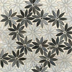 Medici and Co GLNRJAZ Jazz Varying Floral Mosaic Wall Tile - Dahlia