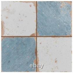 Merola Tile Ceramic Floor And Wall Tile 13 x 13 White Azul (12.0 Sq Ft/Case)