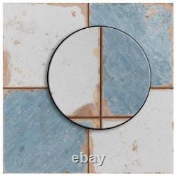 Merola Tile Ceramic Tile 13in. X 13in. White and Azul (12.2 sq. Ft. /case)