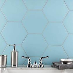 Merola Tile Porcelain Floor And Wall Tile 8-5/8 x 9-7/8 Blue(11.5 sq. Ft. /Case)