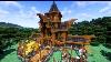 Minecraft How To Build A Medieval Wooden Survival Base Tutorial