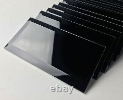Miseno BLDFEG0306 Reflections 3 x 6 Rectangle Wall Tile - Black