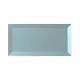 Miseno BLDFOB0306 Reverse Beveled 3 x 6 Rectangle Wall Tile - Blue