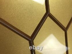 Miseno BLDFOBPIC Reverse Beveled 3 x 12 Hexagon Wall Tile - Gold