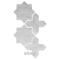 Miseno BLDWTJCEL Nature 6 x 6 Specialty Wall Mosaic Tile - Birchwood White