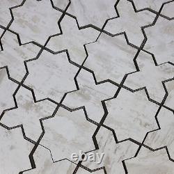 Miseno BLDWTJCEL Nature 6 x 6 Specialty Wall Mosaic Tile - Birchwood White