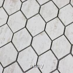 Miseno BLDWTJHNY Nature 4 x 6 Hexagon Wall Mosaic Tile - White