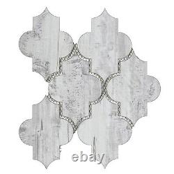 Miseno BLDWTJSLT Nature 4 x 6 Specialty Wall Mosaic Tile - Birchwood Gray