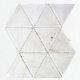Miseno BLDWTJTRI Nature 4 x 5 Triangle Wall Mosaic Tile - Crema Marfil