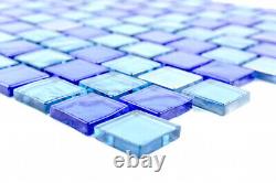 Miseno MT-SCENERY1SQ Scenery 1 X 1 Glass Visual Wall Tile Blue
