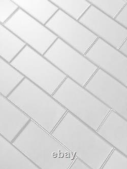 Miseno MT-WHSFOM0306-EW Forever 3 x 6 Rectangle Wall Tile - White